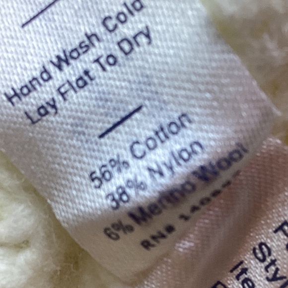 Marine Layer Delaney White Multicolor Striped Raglan Side Slit Sweater S - Picture 6 of 6